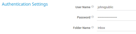 Authentication Settings